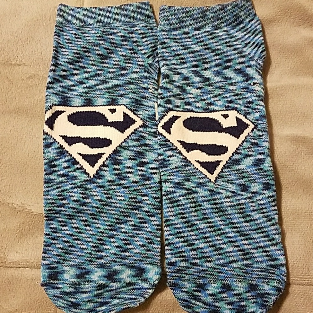 Superman ankle socks